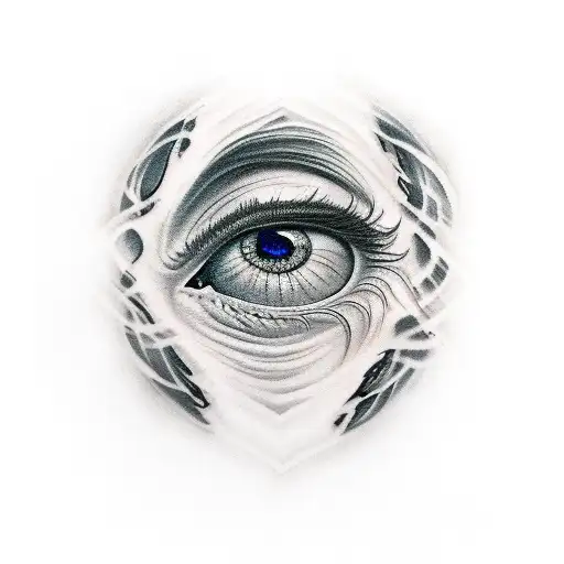 fallen angel eye tattoo design  tattoo design idea