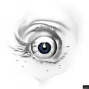 fallen angel eye Painting by Alexandre Cabanel tattoo design  tattoo design idea