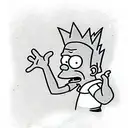 bart simpson tattoo design idea