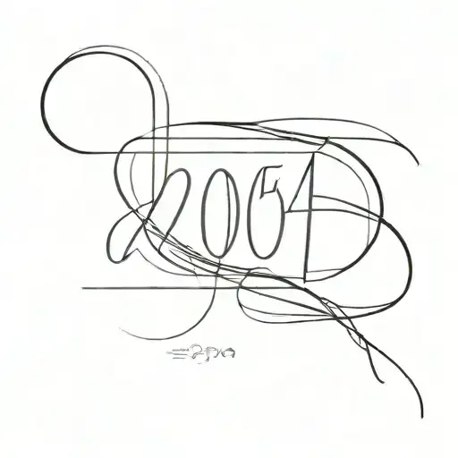 2004 written  tattoo design idea