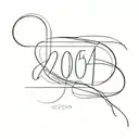 2004 written  tattoo design idea