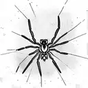 Spider tattoo design idea