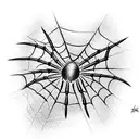 Spider tattoo design idea