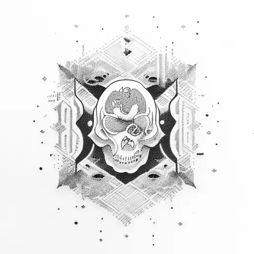 mind over matter letters thug  tattoo design idea