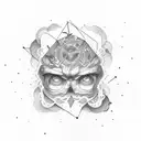 mind over matter letters  tattoo design idea