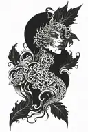 alter ego tattoo design idea