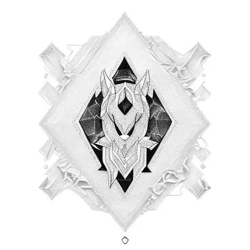 opal gem tattoo design idea