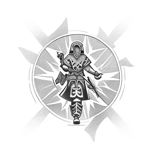 Eager Valiant Blessed tattoo design idea