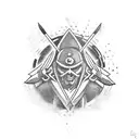 Eager Valiant Blessed tattoo design idea