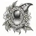 titties tattoo design idea