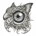 titties tattoo design idea