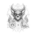 hero tattoo design idea