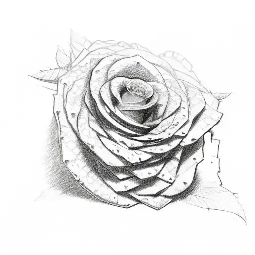 A sketch-style Greek pillar adorned with realistic wild Alberta roses climbing up its sides tattoo design idea