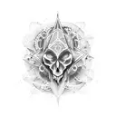esoteric alchemy tattoo design idea