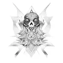 esoteric alchemy tattoo design idea