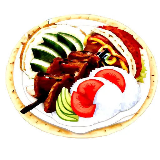 döner kebab  tattoo design idea