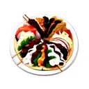 döner kebab  tattoo design idea