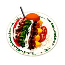 döner kebab  tattoo design idea