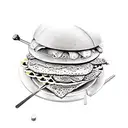 döner kebab  tattoo design idea