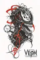 Venom tattoo design idea