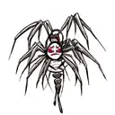 Jorogumo is a deadly spider-woman, able to both charm and inflict great suffering on those she deals with. It is one of  tattoo design idea