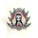 Wednesday Addams  tattoo design idea