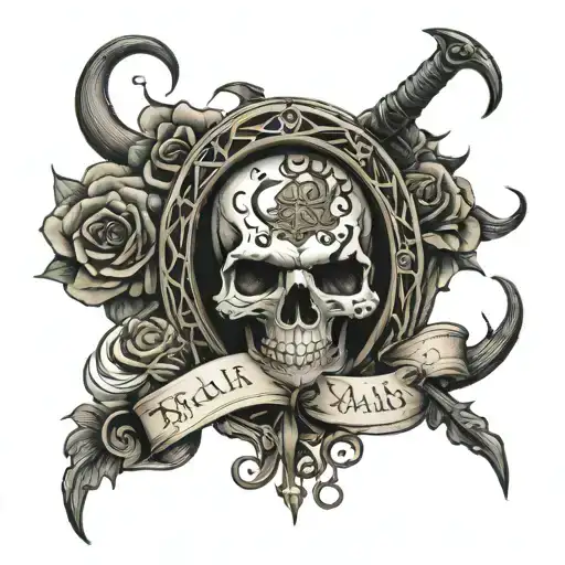 you dream of walls that hold us in prison tattoo design idea