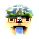 ghibli tattoo design idea