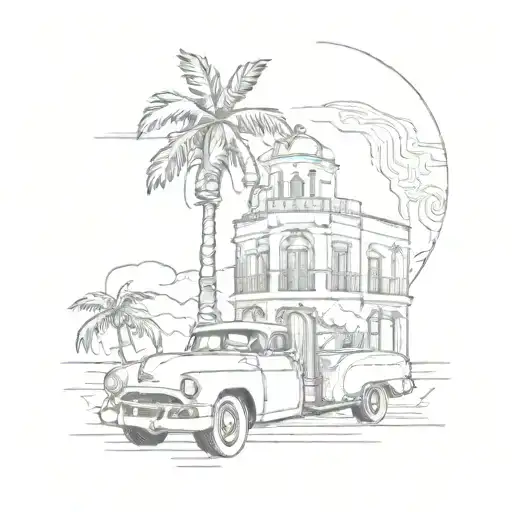 Cuba Love and Algarve tattoo design idea
