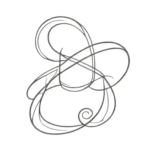 143 in infinity symbol  tattoo design idea