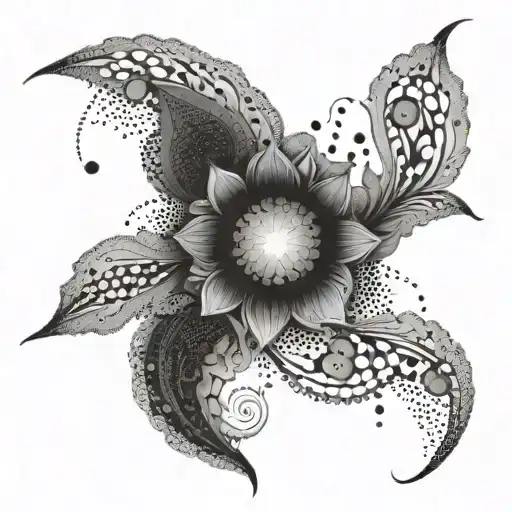 143 hidden within tattoo design idea