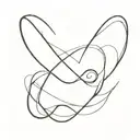 143 in infinity symbol  tattoo design idea