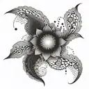 143 hidden within tattoo design idea