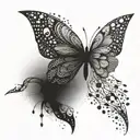 143 hidden within tattoo design idea