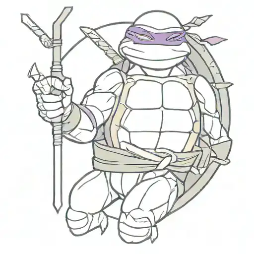 TMNT Donatello tattoo design idea