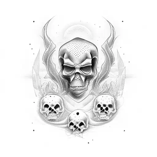 Grim Reaper tattoo design idea