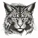 maine coon tattoo design idea