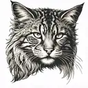 maine coon tattoo design idea