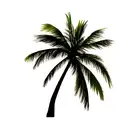 Palm Tree tattoo design idea