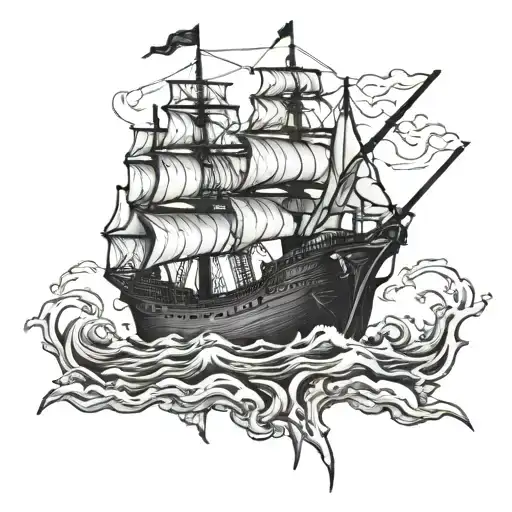 theseus' ship tattoo design idea