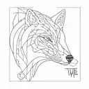wolf and eye, pain, love, time, new way, women tattoo design idea