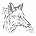wolf and eye, pain, love, time, new way, women tattoo design idea