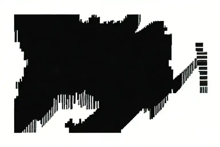 barcode design featuring tattoo design idea