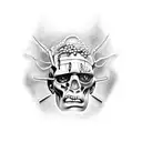 frankenstein tattoo design idea