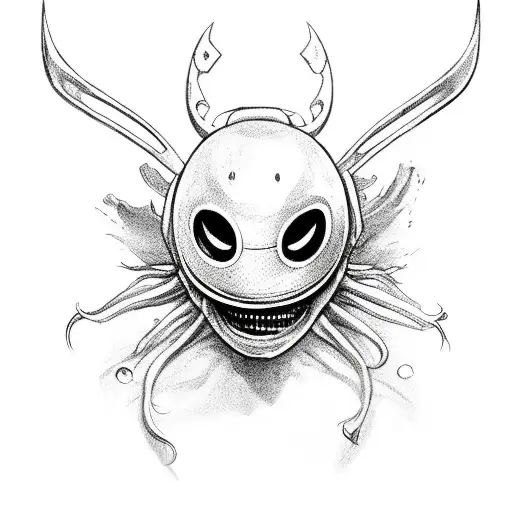 Hollow knight tattoo design idea
