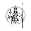 lord Krishna standing tattoo  tattoo design idea