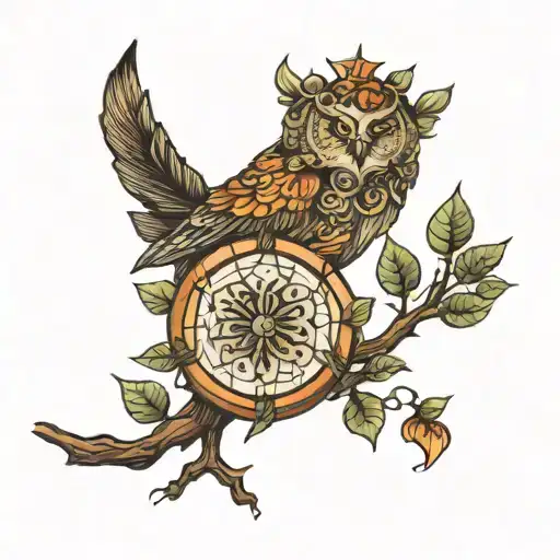earthy   tattoo design idea