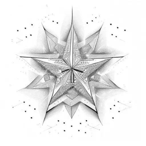 3 Stars sparkling tattoo design idea
