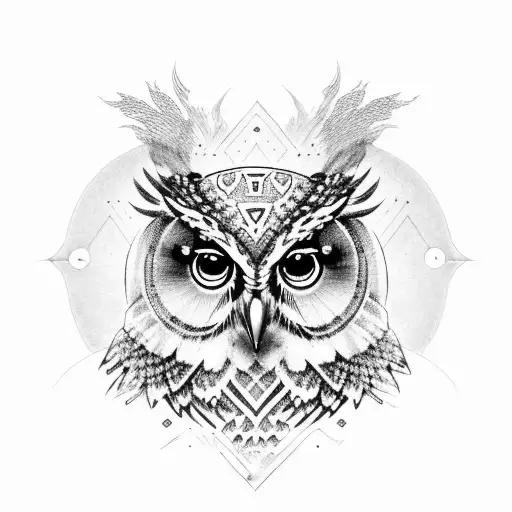 Owl tattoo by Arthur Coury | Photo 24465