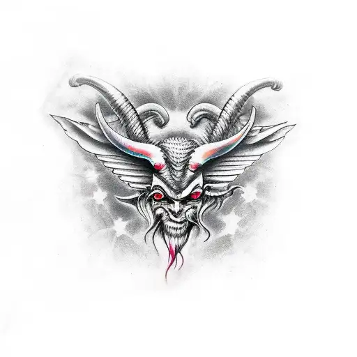 baphomet tattoo design idea